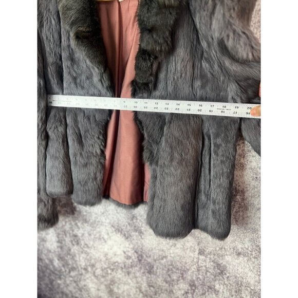 Vintage Switzer's Fur Coat Women's L Rabbit Old Money Luxury Formal Penny Lane - Picture 10 of 12